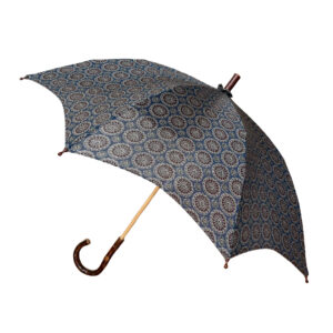 日傘/50cm LINEN CIRCLE navy